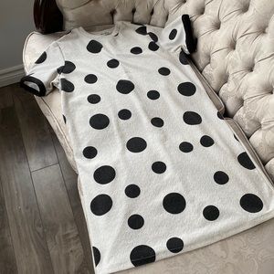 Zara Polka Dot T-shirt Dress